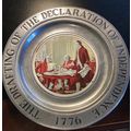 Wilton Columbia Pewter Plate - The Drafting of ...