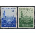 ICJ, The Hague: 3c & 6c - Netherlands 1951/3 - ...
