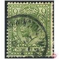 1924 SG427 9d Olive-Green Wmk Block Cypher Fine...