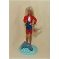 1995 McDonalds Barbie Lifeguard Barbie with Stand