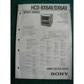 Sony HCD-BX6AV / DX6AV Service manual