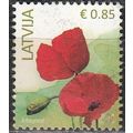 Latvija 2014 Fleur 0.85 Euro O Cachet rond