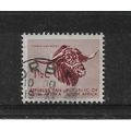 SouthAfrica.SG186 1c Black Wildebeest.Fine Used...