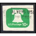 Used U567 10c Liberty Bell Very Fine Cut Square...