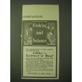 1900 Libby's Extract of Beef Ad - Cooking and S...