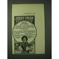 1900 Williams' Jersey Cream Toilet Soap Ad