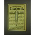 1903 Esterbrook Vertical Writer No. 556 Pen Ad