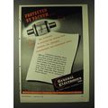 1943 General Electronics Condenser Ad - Protected by vacuum