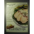 1985 Louis Rich Breast of Turkey Ad - On Tuesday?