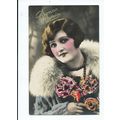 greetings postcard glamour bonne annee new year...