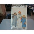 Butterick 4100 Girl's Robe & Nightgown Pattern ...