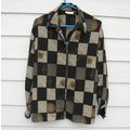 Womens Tess Blouse Medium 44 chest Black Checke...
