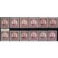564, Mint NH 12¢ F-VF Lot of 12 Fresh Stamps CV...