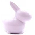 Lilac Bunny Ornament Figurine Ceramic 11 CM Gre...