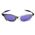X-Metal Juliet Plasma Sunglasses Low Light Blue