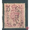 GB stamps 1937-47 KGV1 - 6d purple SG470 perfin...