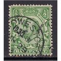 GB 1912 - 24 KGV 1/2d Green used stamp wmk 100....