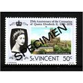 ST VINCENT 1978 50c GLOUCESTER Opt SPECIMEN SG ...