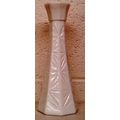 VINTAGE MILK GLASS ' VASE ' STARBURST DESIGN