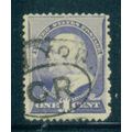 Used 212 1c Benjamin Franklin Barely Clears M01586