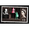 1964 GB, Shakespeare Mounted Mint Stamp. SG. 64...