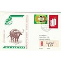 United Nations 1971 Air Afrique Geneva-Librevil...