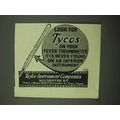1922 Taylor Instrument Tycos Fever Thermometer ...