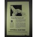 1923 General Electric Ad - Keep that Hand Soft!