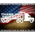 Thank You Truckers Vinyl Car Window Decal Bumpe...