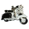 NEW Black & White Lots of Lights Scooter MOD Me...