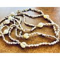 Shells Hanging Seashell plant holder ~43" long ...