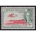 Cayman Islands KGVI 1950 9d Scarlet Grey-Green ...