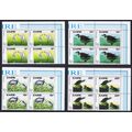 Zaire Birds Audubon 4v Corner Blocks of 4 1985 ...
