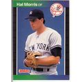 1989 Donruss Hal Morris rookie baseball card #5...