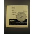1961 Spode Queen's Bird China Advertisement - D...