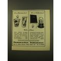 1961 Hammacher Schlemmer Advertisement - Wall Street Glasses, Stock Ticker