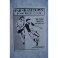 1990-91 programme Fareham Town v. Ashford Town