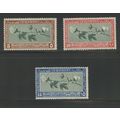 Egypt 125-127, 1927 Cotton Congress, VF, Mint, ...