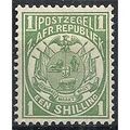 Transvaal 1885 SG183 1/- Yellow-Green Mounted M...