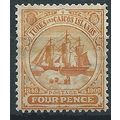 Turks & Caicos Islands 1900 SG105 4d Orange Mou...