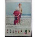 CANADA DRY 1957 boys beach Ginger Ale soda pop ...