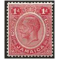 Jamaica 1912 SG59 1d Carmine-Red Mounted Mint ....