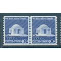 1520 10c Jefferson Memorial Almost Very Fine MN...