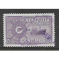 VENEZUELA 1948 COLOMBIA MERCHANT MARINE 25c VIO...