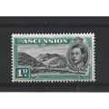 Ascension.SG39 1d Green Mountain.Mounted Mint.A...