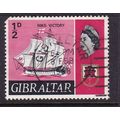 GIBRALTAR 1967-9 1/2d HMS VICTORY USED SG200 se...