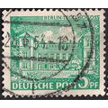 GERMANY, BERLIN, Tegel Schloss, green 1953, 5 P...