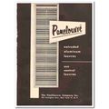 VENTILOUVRE COMPANY 1958 Panelouvre aluminum lo...