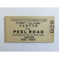 Isle of Man Railway Santon-Peel Road Ticket #583