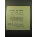 1950 The Greenbrier Resort Ad - You don't need ...